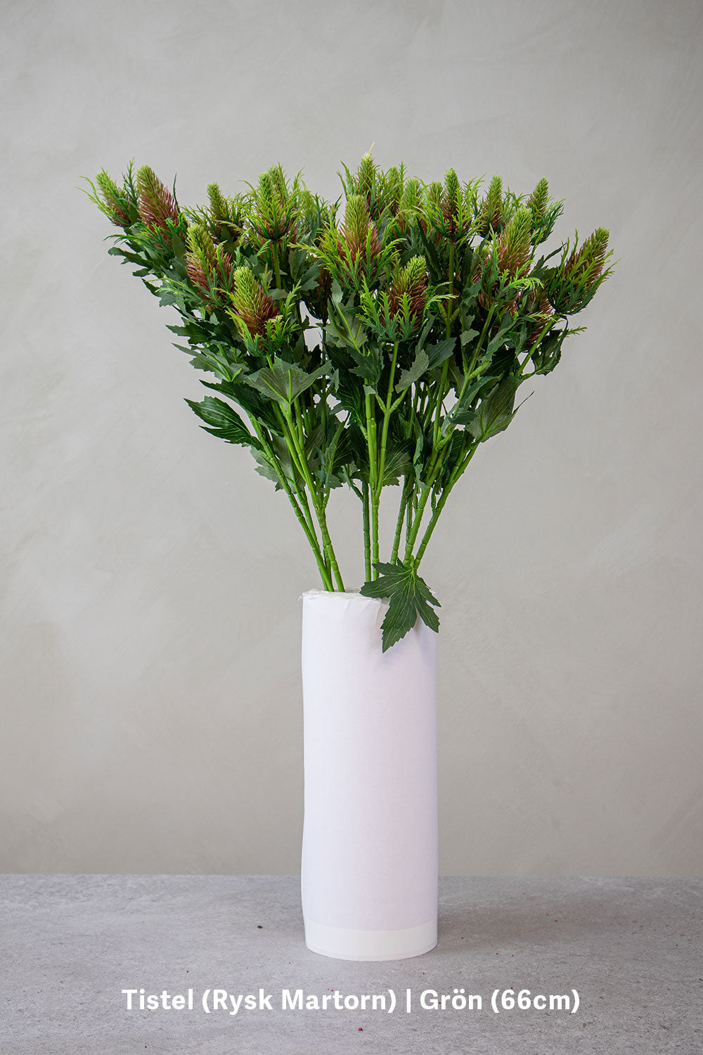 Tistel (Rysk Martorn) | Grön (66cm) – konstblomma från OONA