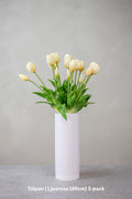 Tulpan | Champagne (40cm) 5-pack – konstblommor från OONA