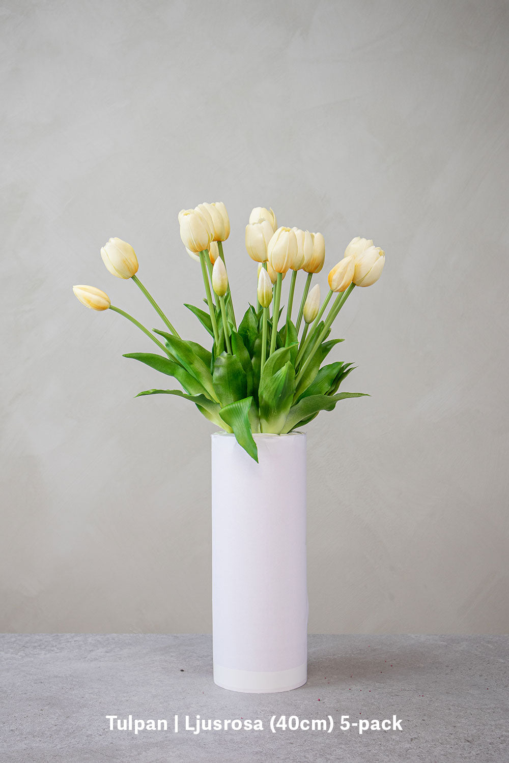 Tulpan | Champagne (40cm) 5-pack – konstblommor från OONA