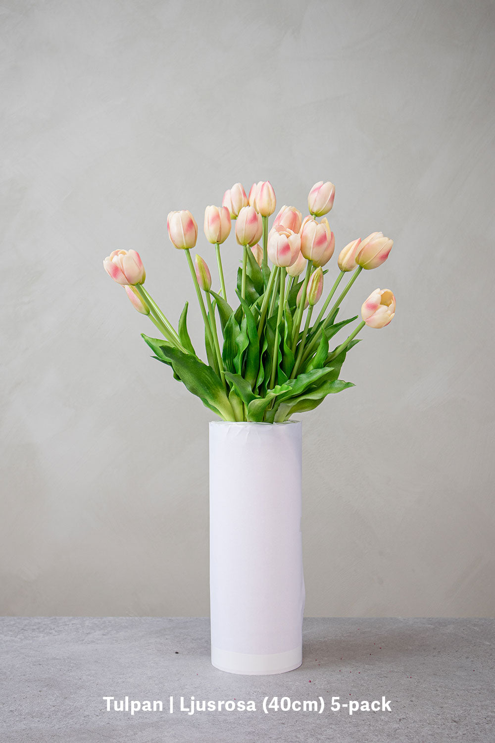Tulpan | Ljusrosa (40cm) 5-pack – konstblommor från OONA